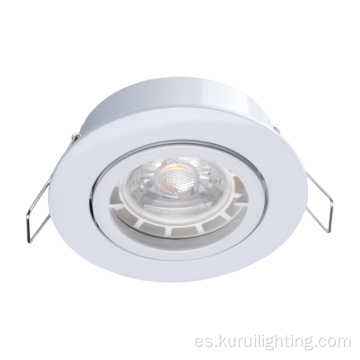 Marco blanco GU10 LED empotrado en la luz para el hogar